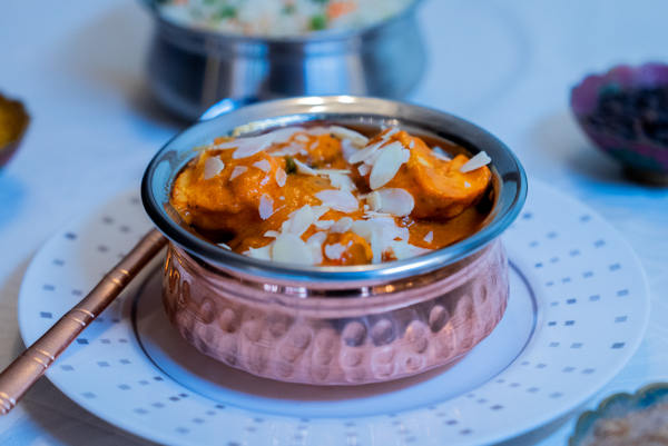Butter chicken crémeux du Kashmir Café